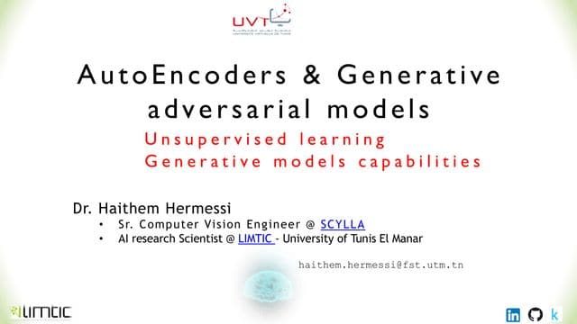 Autoencoders & Generative Adversarial Models