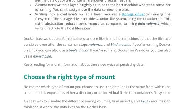 Manage Data in Docker