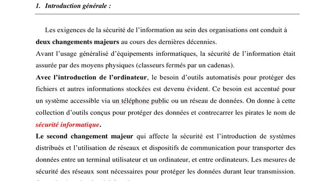 Sécurité Informatique