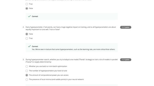neural networks deep learning Quiz7