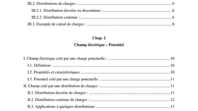 Electrostatique